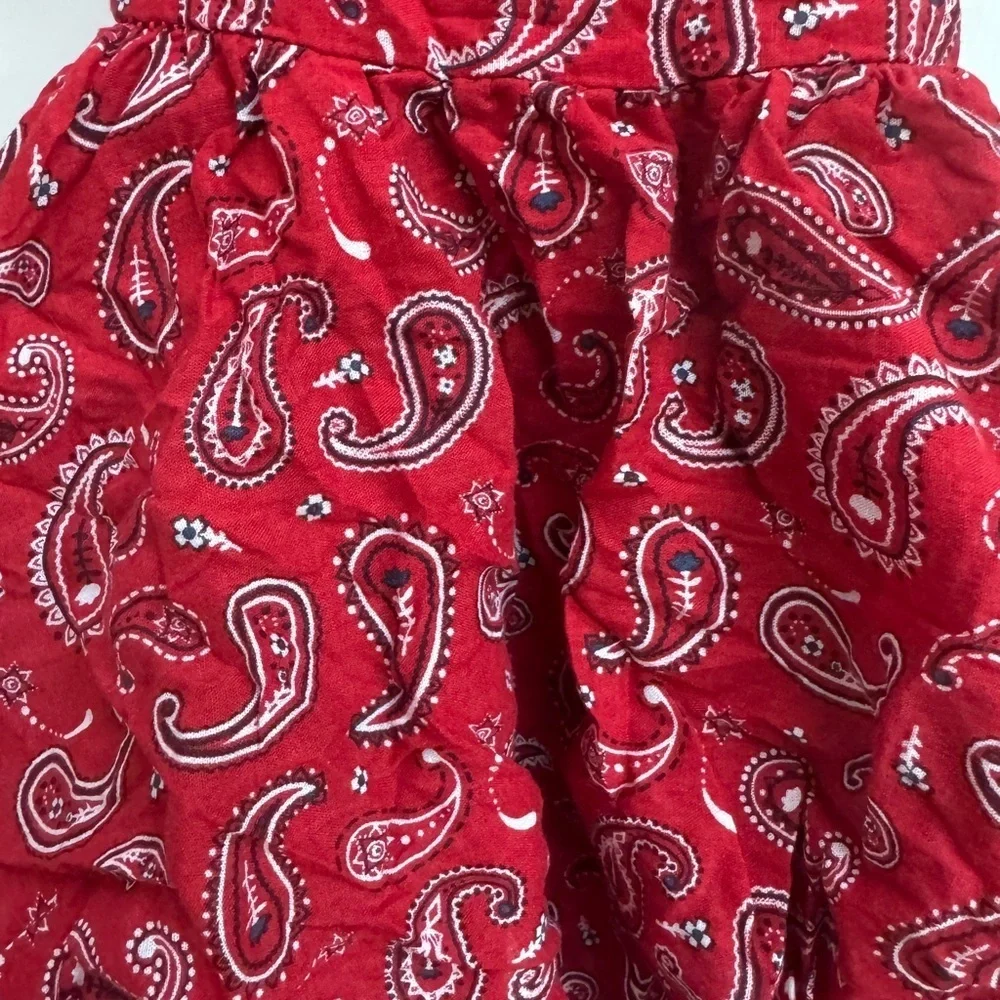 Nannette Baby 18M Red White Blue Patriotic 4th of July Bandana Tank Top Dress
